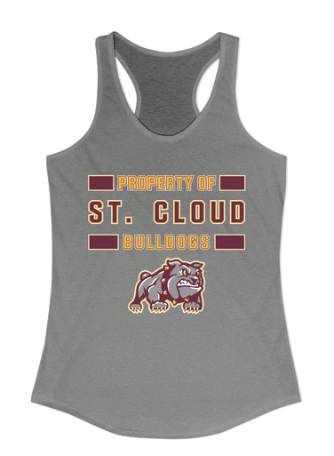 St. Cloud Bulldogs Mascot Property Of Women's Tank Top