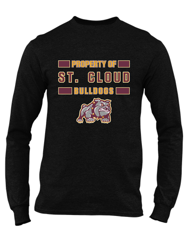 St. Cloud Bulldogs Mascot Property Of Men's LS T-Shirt