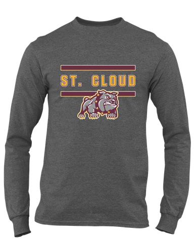 St. Cloud Bulldogs Mascot Mascot #4 Men's LS T-Shirt