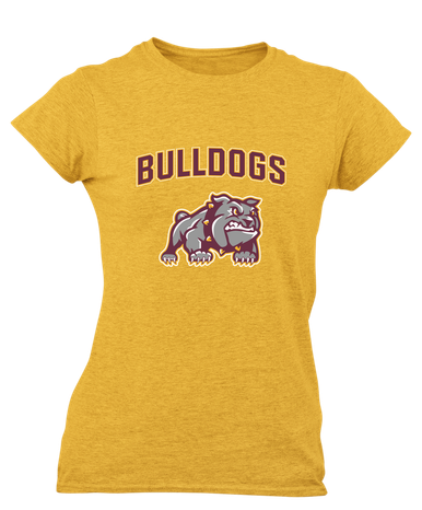 St. Cloud Bulldogs Mascot Mascot #6 Women's Premium SS T-Shirt
