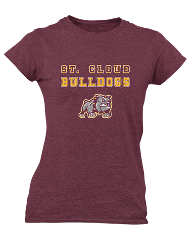 St. Cloud Bulldogs Mascot Spirit Women's Premium SS T-Shirt