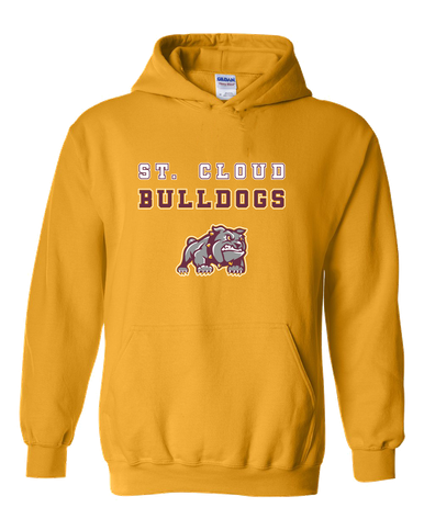 St. Cloud Bulldogs Mascot Spirit Men's Hoodie