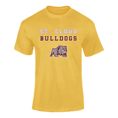 St. Cloud Bulldogs Mascot Spirit Men's SS T-Shirt