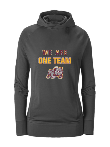 St. Cloud Bulldogs Mascot We Are One Team Women's Hoodie