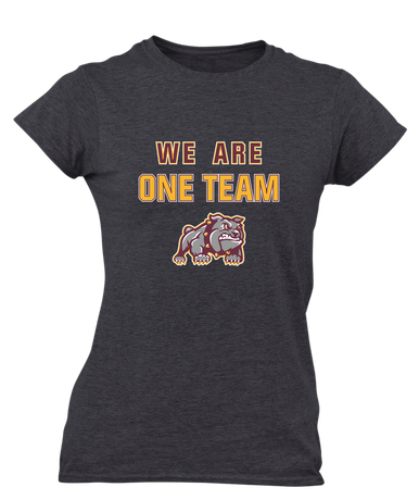 St. Cloud Bulldogs Mascot We Are One Team Women's SS T-Shirt