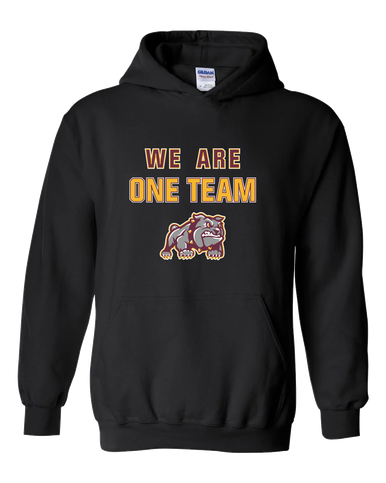 St. Cloud Bulldogs Mascot We Are One Team Men's Hoodie
