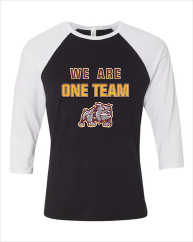 St. Cloud Bulldogs Mascot We Are One Team Men's Baseball T-Shirt