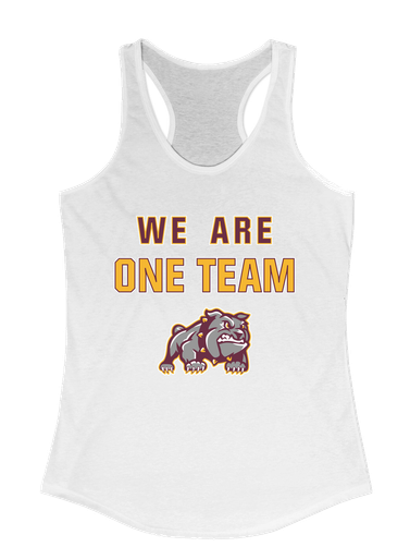 St. Cloud Bulldogs Mascot We Are One Team Women's Tank Top