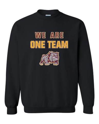 St. Cloud Bulldogs Mascot We Are One Team Men's Sweatshirt
