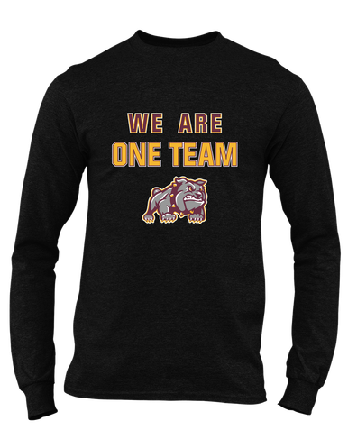 St. Cloud Bulldogs Mascot We Are One Team Men's LS T-Shirt