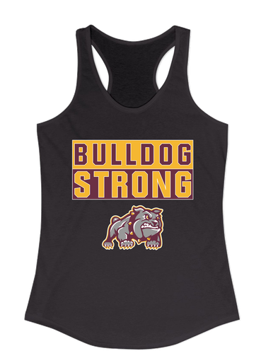 St. Cloud Bulldogs Mascot Strong #1 Women's Tank Top