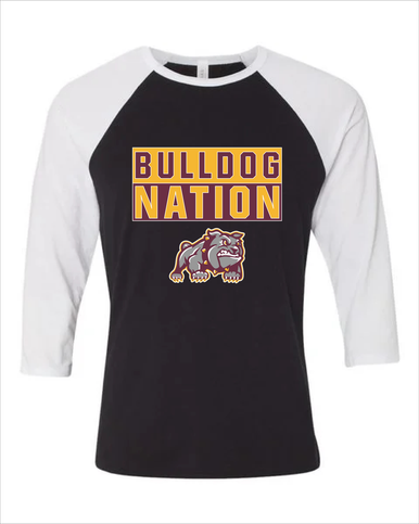 St. Cloud Bulldogs Mascot Nation #1 Women's Baseball T-Shirt