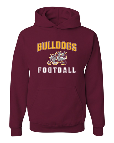 St. Cloud Bulldogs Mascot Football #1 Men's Premium Hoodie