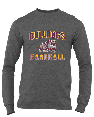 St. Cloud Bulldogs Mascot Baseball #1 Men's Premium LS T-Shirt