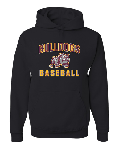 St. Cloud Bulldogs Mascot Baseball #1 Men's Premium Hoodie
