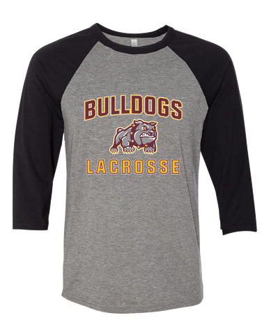 St. Cloud Bulldogs Mascot Lacrosse Men's Baseball T-Shirt