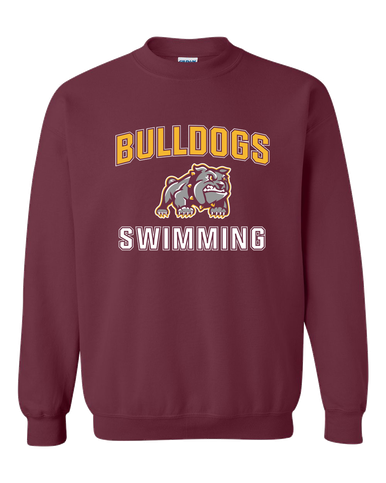 St. Cloud Bulldogs Mascot Swimming Men's Sweatshirt