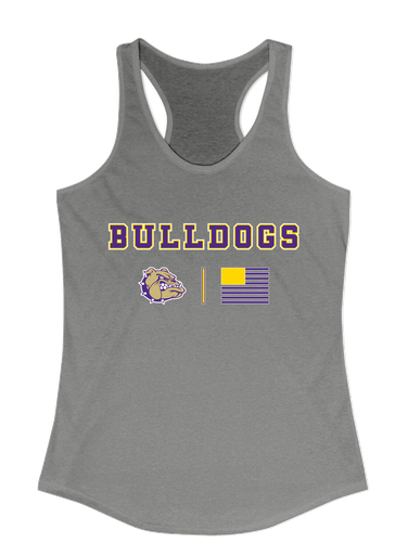 Queen Creek Bulldogs Team Colors Flag Women's Tank Top