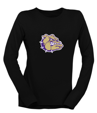 Queen Creek Bulldogs Mascot #1 Women's Premium LS T-Shirt