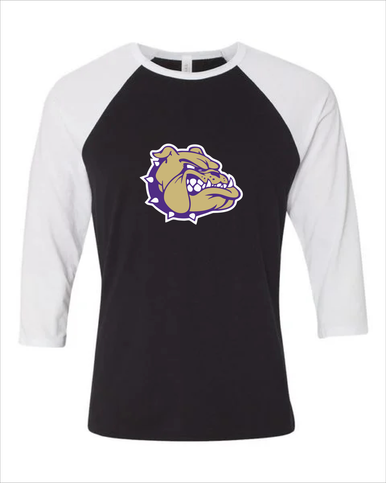 Queen Creek Bulldogs Mascot #1 Women's Baseball T-Shirt