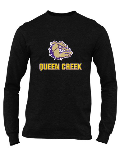 Queen Creek Bulldogs Mascot #2 Men's Premium LS T-Shirt