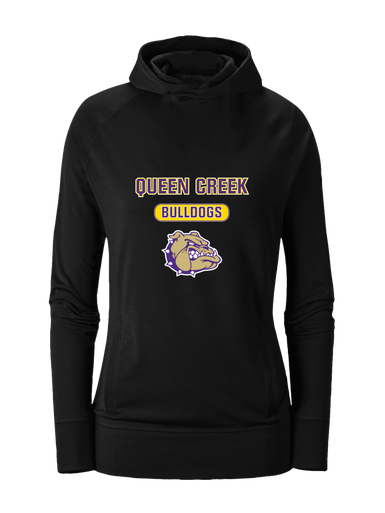 Queen Creek Bulldogs Mascot #3 Women's Hoodie