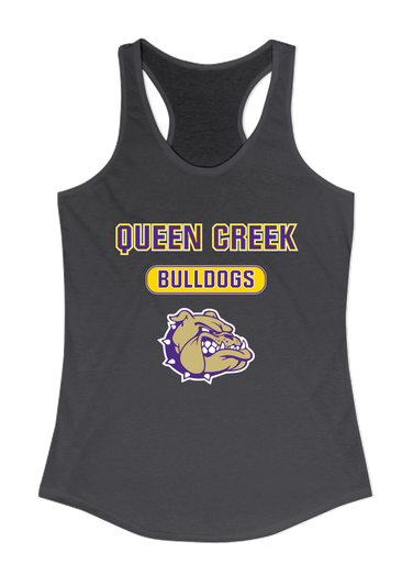 Queen Creek Bulldogs Mascot #3 Women's Tank Top