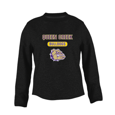 Queen Creek Bulldogs Mascot #3 Women's Sweatshirt
