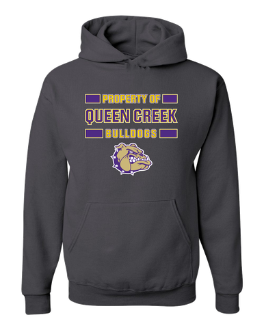 Queen Creek Bulldogs Property Of Men's Premium Hoodie