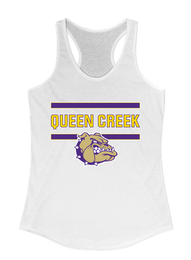 Queen Creek Bulldogs Mascot #4 Women's Tank Top