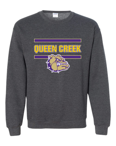 Queen Creek Bulldogs Mascot #4 Men's Sweatshirt
