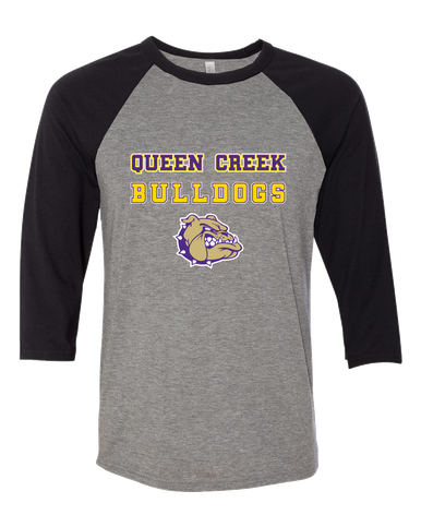 Queen Creek Bulldogs Spirit Men's Baseball T-Shirt
