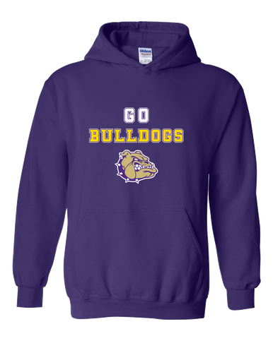 Queen Creek Bulldogs Go Team Men's Hoodie