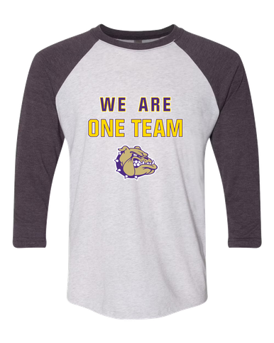 Queen Creek Bulldogs We Are One Team Women's Baseball T-Shirt