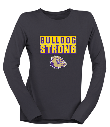 Queen Creek Bulldogs Strong #1 Women's Premium LS T-Shirt