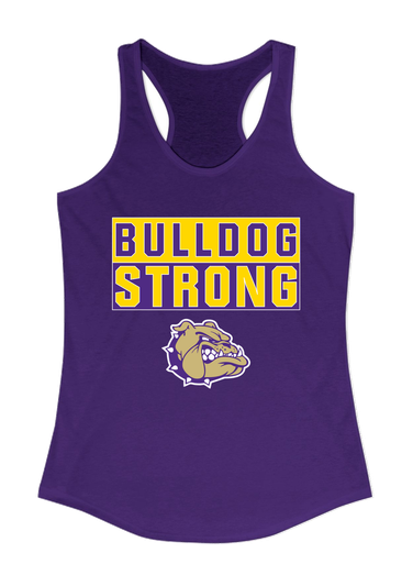 Queen Creek Bulldogs Strong #1 Women's Tank Top