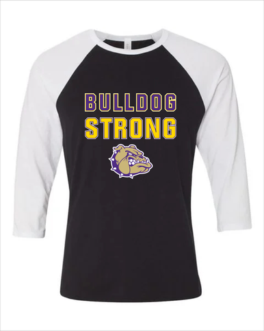 Queen Creek Bulldogs Strong #2 Men's Baseball T-Shirt