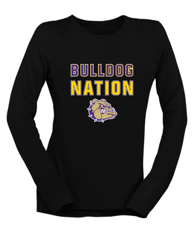 Queen Creek Bulldogs Nation #2 Women's LS T-Shirt