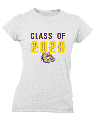 Queen Creek Bulldogs Class of 2028 Women's Premium SS T-Shirt