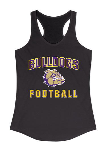 Queen Creek Bulldogs Football #1 Women's Tank Top