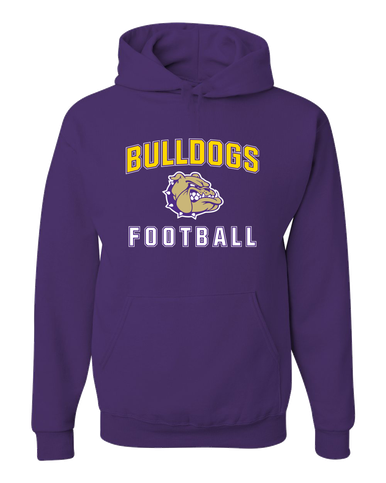 Queen Creek Bulldogs Football #1 Men's Premium Hoodie