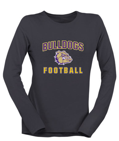 Queen Creek Bulldogs Football #1 Women's LS T-Shirt