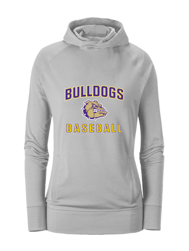 Queen Creek Bulldogs Baseball #1 Women's Hoodie