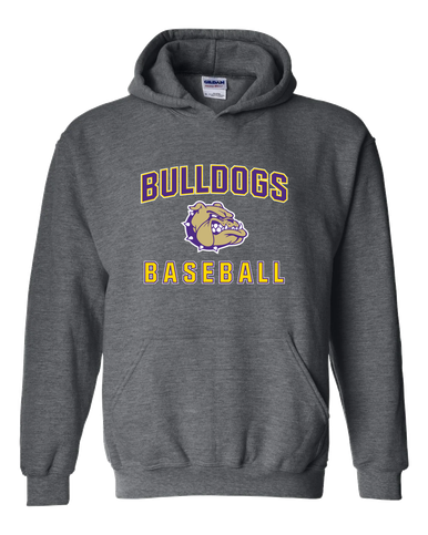 Queen Creek Bulldogs Baseball #1 Men's Hoodie