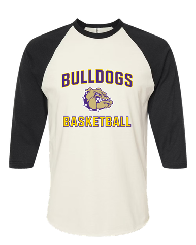 Queen Creek Bulldogs Basketball #1 Men's Baseball T-Shirt