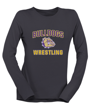 Queen Creek Bulldogs Wrestling Women's Premium LS T-Shirt