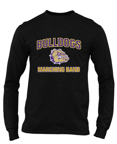 Queen Creek Bulldogs Marching Band Men's LS T-Shirt
