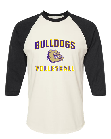 Queen Creek Bulldogs Volleyball Women's Baseball T-Shirt