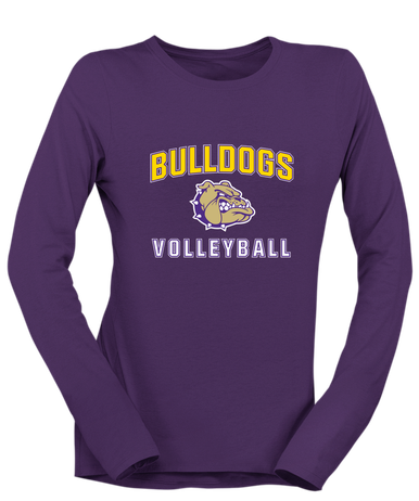 Queen Creek Bulldogs Volleyball Women's LS T-Shirt