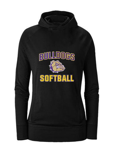 Queen Creek Bulldogs Softball #1 Women's Hoodie